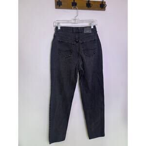 Lee Original Jeans Black High Rise Tapered Mom Jeans Women’s Size W26